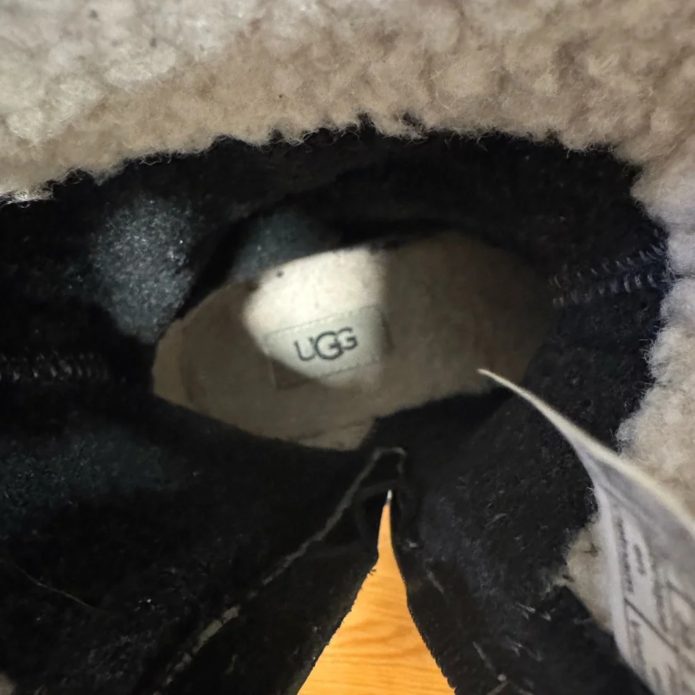 UGG Black Moto Boots with Buckles - Picture 2 of 5